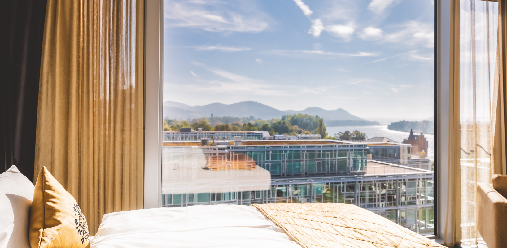 Blick aus dem Superior Deluxe Zimmer