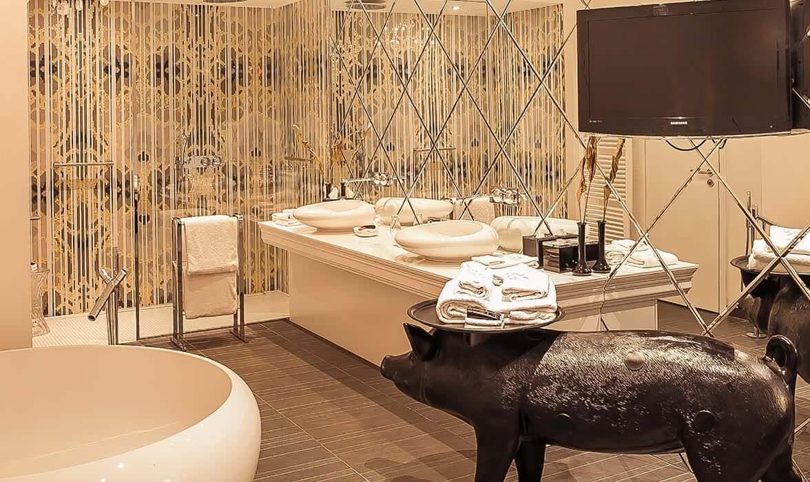 Badezimmer der Princess Suite